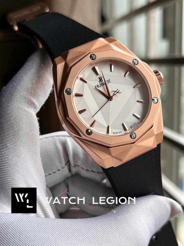 HUBLOT ORLINSKI AUTO ROSE GOLD WHITE