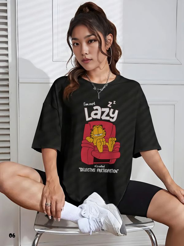 I'm Not Lazy Premium Drop Shoulder T-shirt - 6