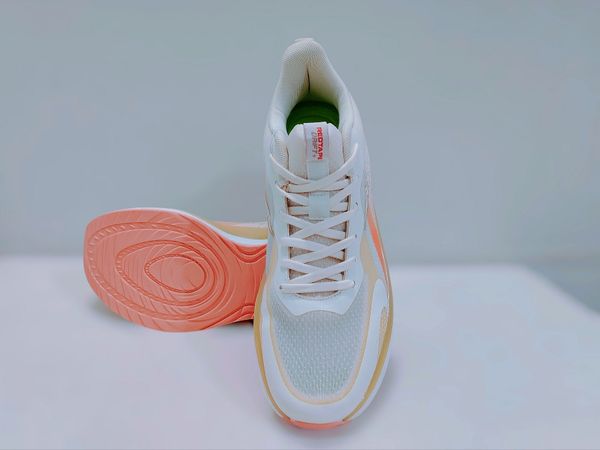 REDTAPE ETPU Athleisure Sports Sneakers for Men-Orange White|Cultured Round-Toe Shape, Cushioning Technology & Smart Ventilation.