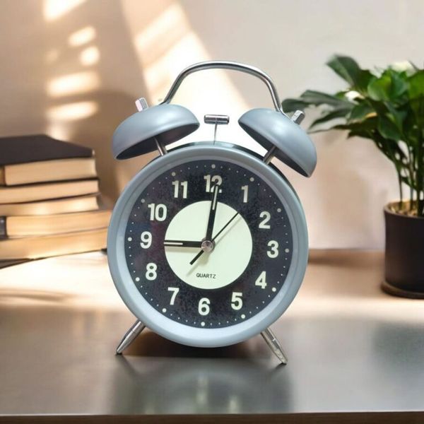 Bell Alarm Gray (REDIUM) Clock (TC-223