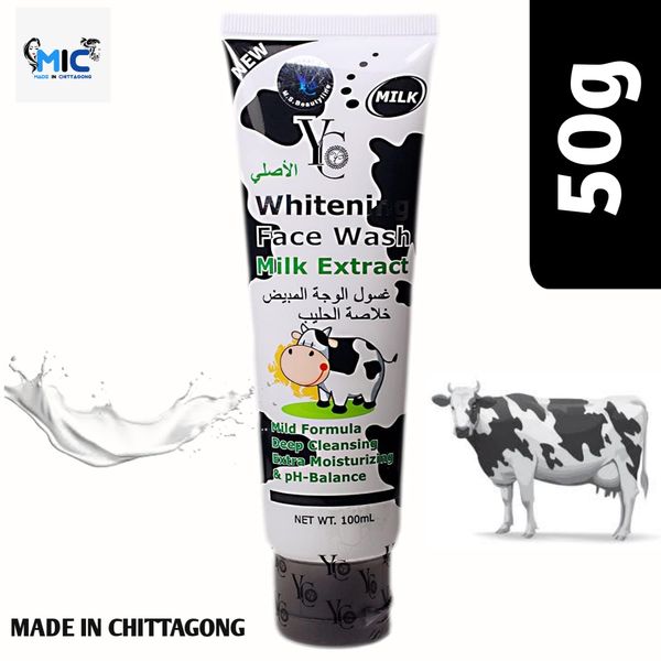 YC Whitening Face Wash Milk Extract 100ml