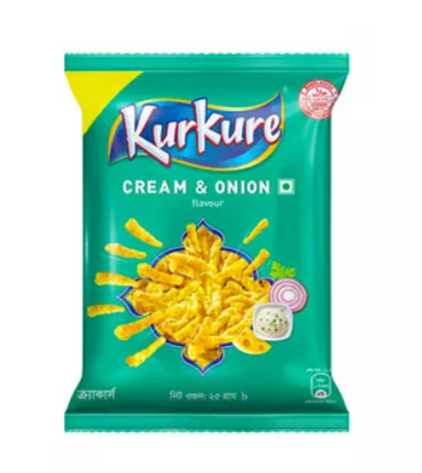 Kurkure American Style Cream & Onion Chips 25 gm