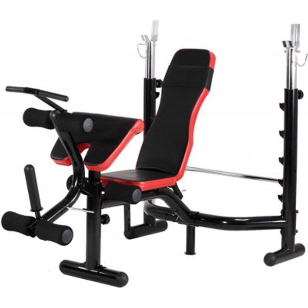 Weight Bench Set, Adjustable Weight Bench, Utility Foldable Workout Bench Incline/Decline Flat Weight Lifting Bench Press