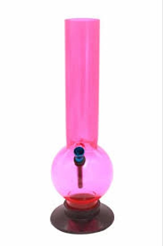 Plastic 12 Inch Plain acrylic bong