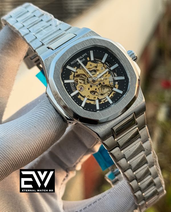 PATEK AUTOMATIC CHAIN BLACK DIAL
