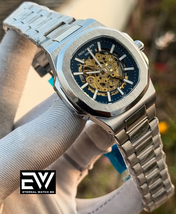 PATEK AUTOMATIC CHAIN BLUE DIAL