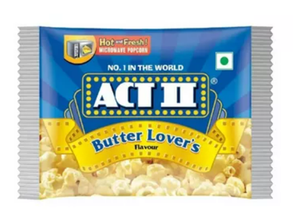 Act II Butter Lovers Microwave Popcorn 33 gm