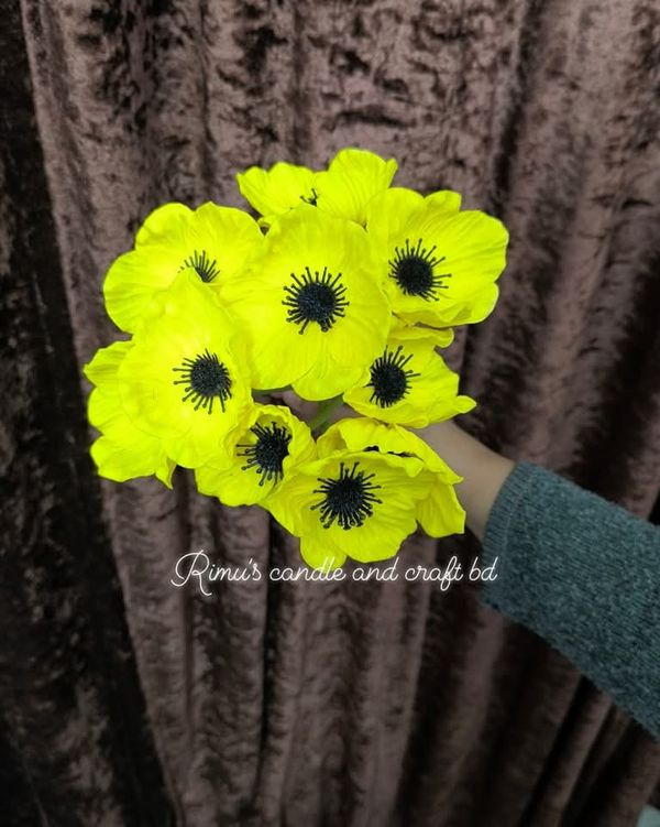 artificial popy flower - Image 2