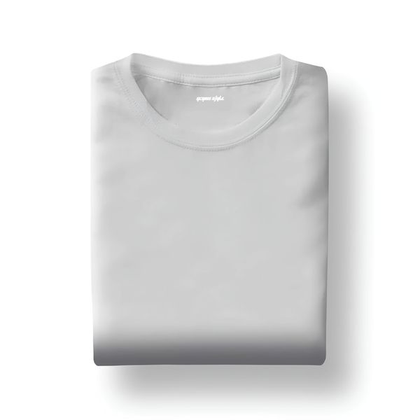 White Unisex Half Sleeve T-shirt