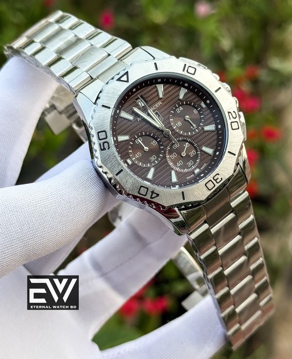 TAG AQUARACER CHAIN BROWN DIAL