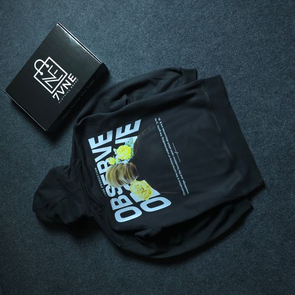 Observe Urban Streetwear - Oversized Drop Shoulder Hoodie