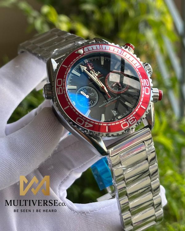 OMEGA VOLVO RACING SILVER CHAIN RED DIAL (AA)