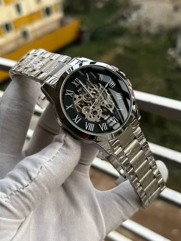 Fossil Automatic black Dial chain AA