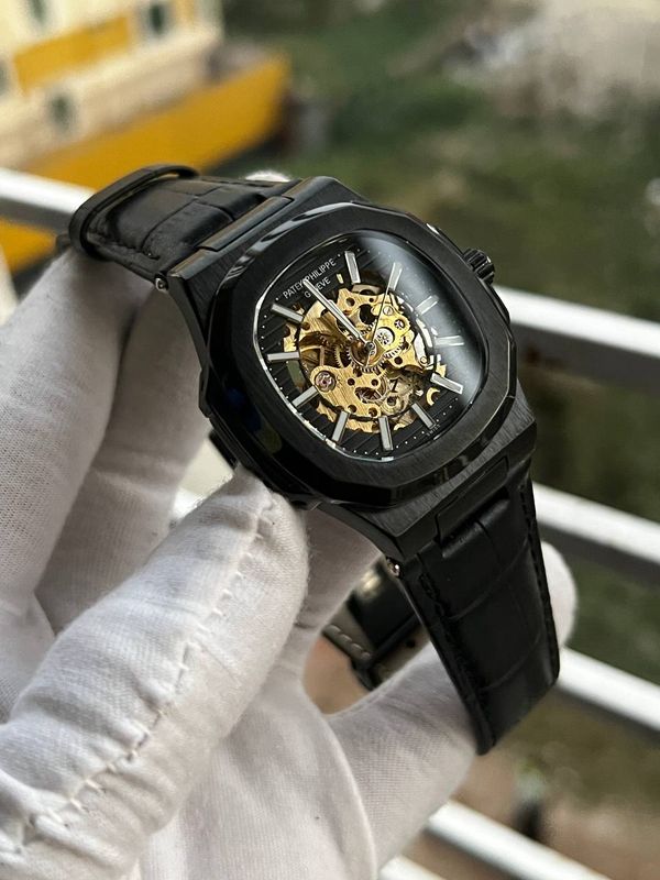Patek Philippe nautilus automatic full black Belt AA