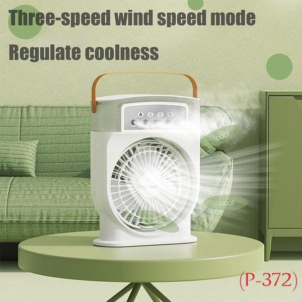 Rechargeable 5 Holes Mist Spray Air-cooler Fan