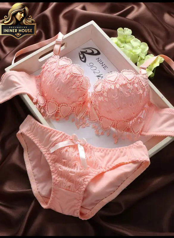 Flower Bra Panty Set