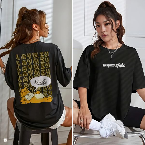 Iam Not Lazy Drop Shoulder T-shirt - 15