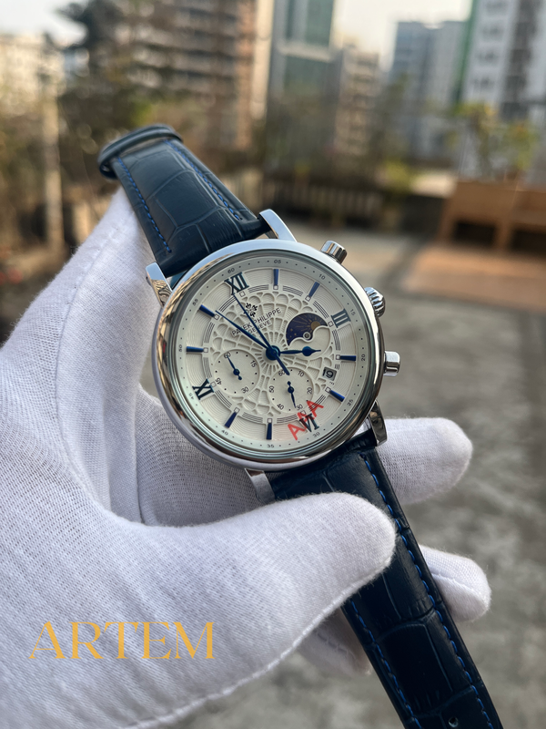 Patek Philippe Chronograph Leather belt AA