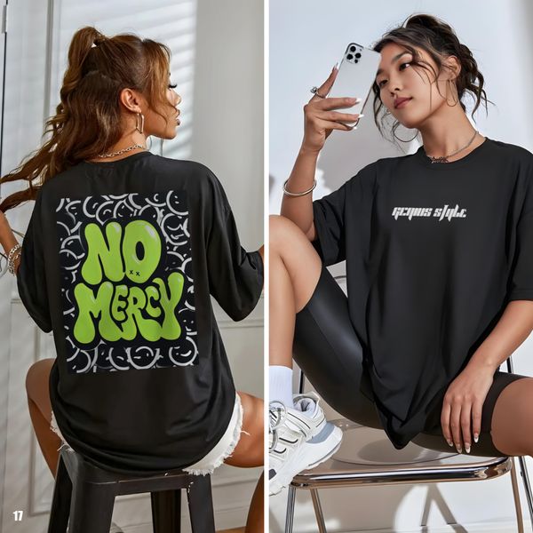 No Mercy Drop Shoulder T-shirt - 17