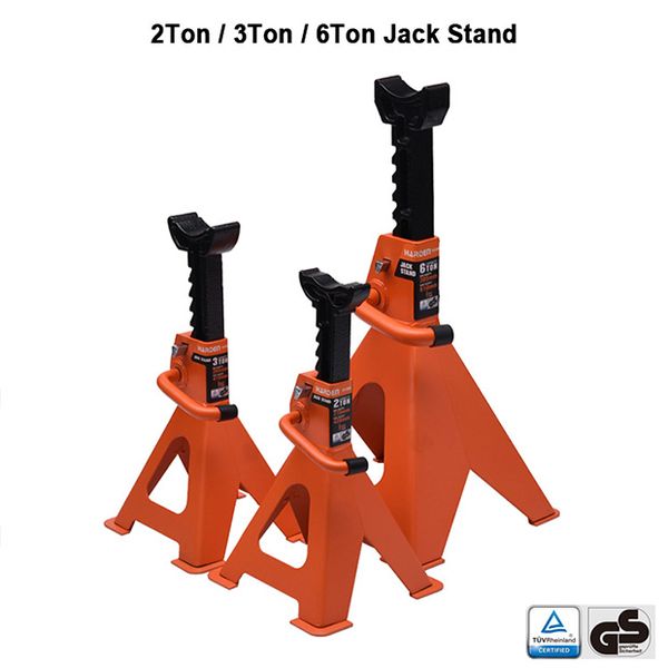 HARDEN Jack Stand (3 Ton | 6 Ton) – Heavy Duty Ratchet Type Vehicle Support; Model: 731003 | 731006
