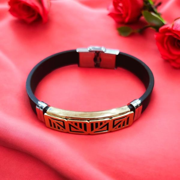 Bracelet Stainless Steel Silicone Rubber Wristband Cross Bracelets Charm Bracelet Casual Male Jewelry pulseira feminina