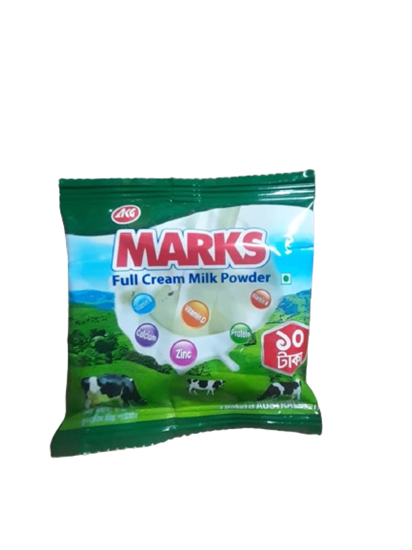 মার্কস দুধ ১০ গ্রাম - Marks Milk Powder 10g - Marks dudh
