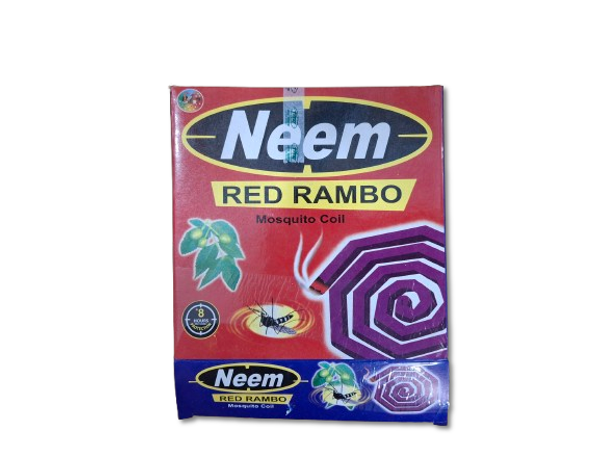 নীম রেড রেম্ব মশার কয়েল - Neem Red Rambo Mosquito Coal/Coil/Coyel/Coyal/koyal