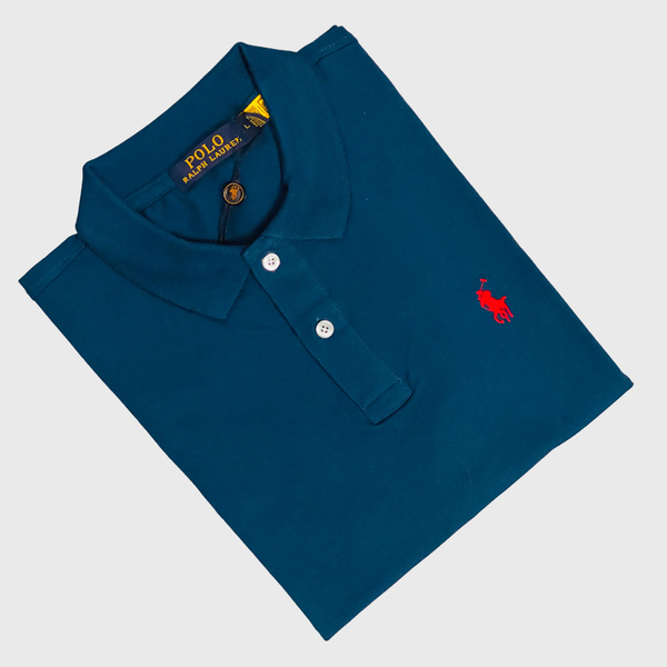 Ralph Lauren Men's Mid Blue U.S. Polo T-shirt