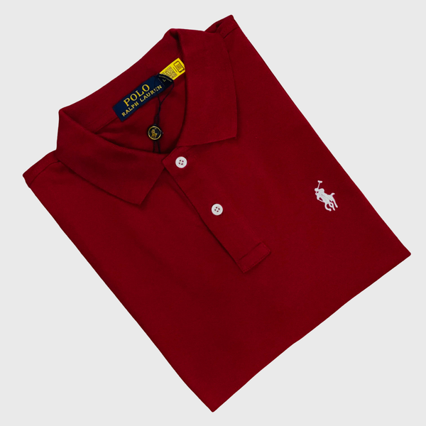 Ralph Lauren Men's Maroon U.S. Polo T-shirt