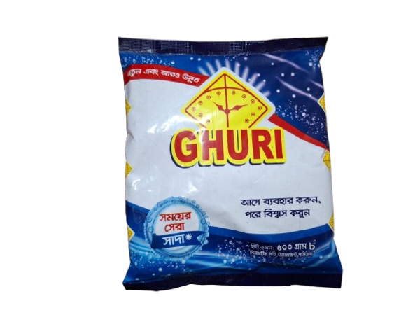 ঘুড়ি ডিটারজেন্ট পাউডার ৫০০ গ্রাম - Ghuri/guri Diterjent Pawder/Pauder 500 g