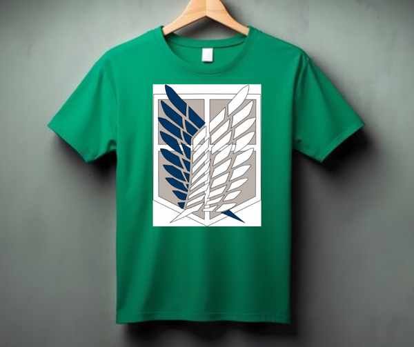 Anime T shirt scouts logo from Attack On Titan