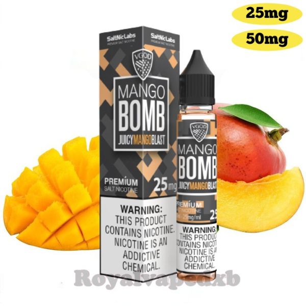 Cubano VGOD 25 mg SaltNic 30ml- mango