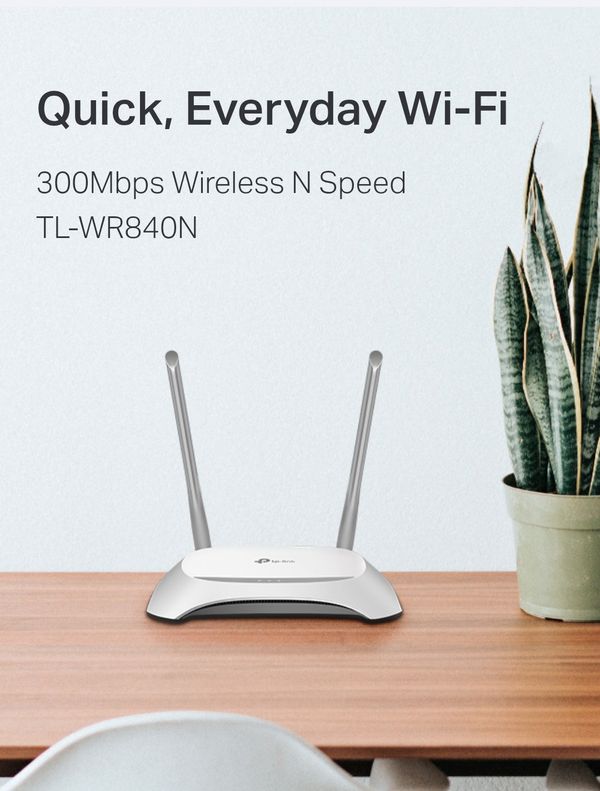 TP-Link 300Mbps Wireless N Router (TL-WR840N)