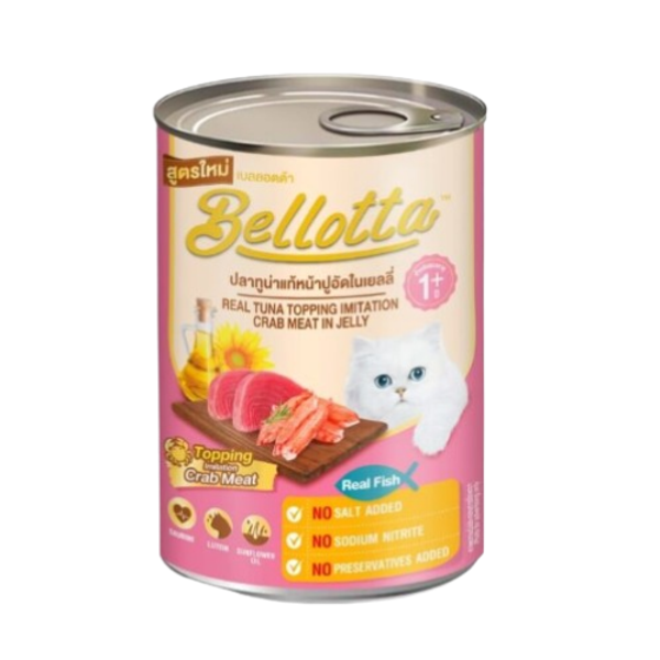 Bellotta Real Tuna Topping Imitation Crab Meat in Jelly
