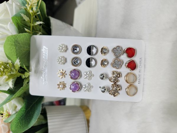 12 Pair Earrings