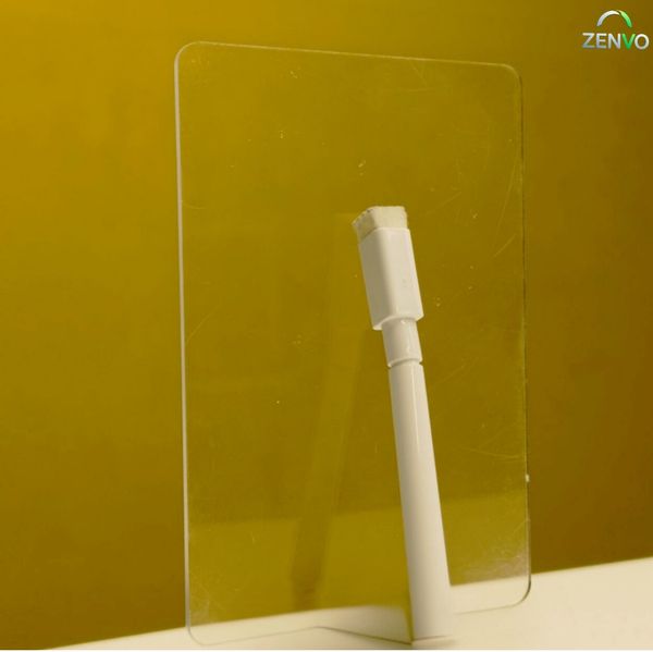 GearUP Acrylic Writable Board with Eraser Pen – (Base Not Included)