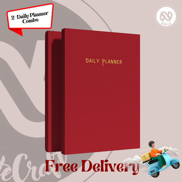 2 Daily Planner 2025 Combo