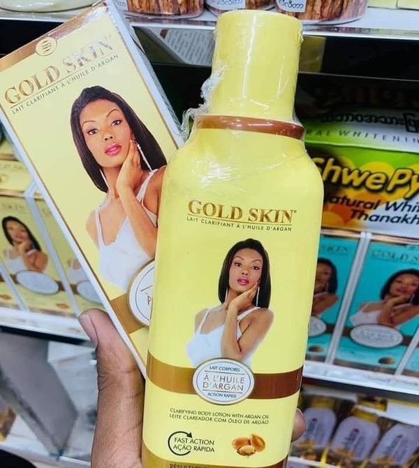 gold skin body brightening lotion