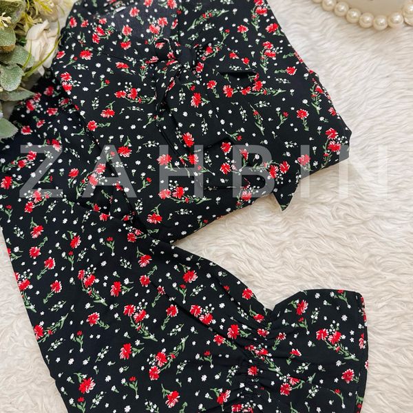 BLACK RED MIDI