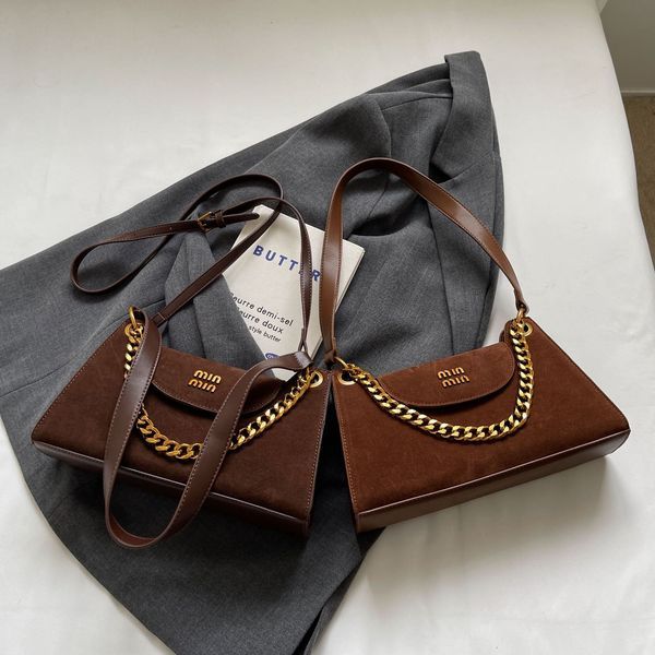 Premium Suede frosted underarm small bag