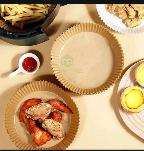 MAYTTO Air Fryer Paper Baking Oil Proof and Oil Absorbing Paper Plate 30pcs - Image 5