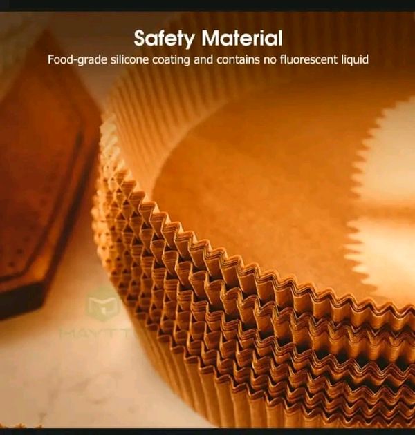MAYTTO Air Fryer Paper Baking Oil Proof and Oil Absorbing Paper Plate 30pcs - Image 7