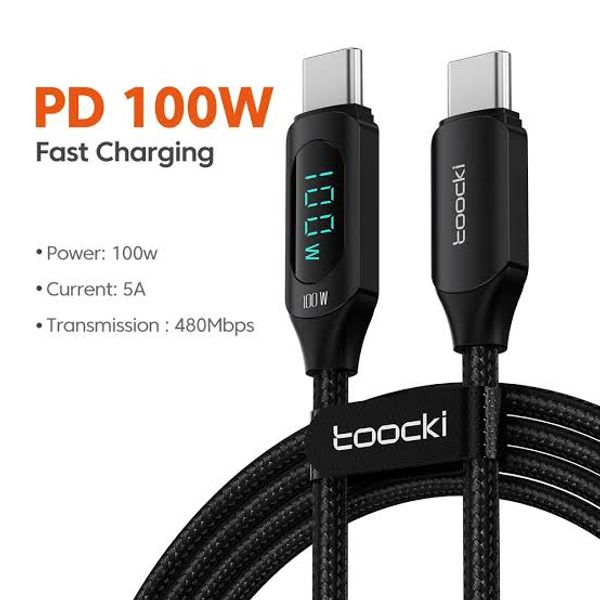 Toorki PD 100 wat USB cable Type C To Type C