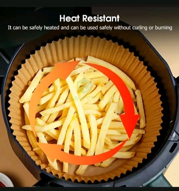 MAYTTO Air Fryer Paper Baking Oil Proof and Oil Absorbing Paper Plate 30pcs - Image 6