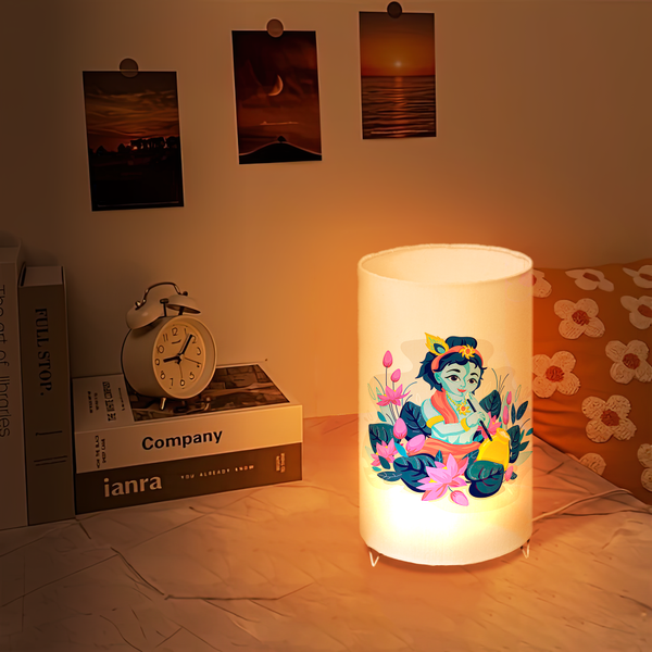 Krishna blue Table lamp