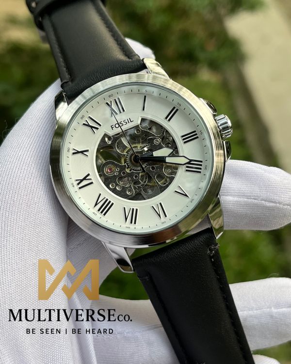 Fossil ME Series Black Belt White Dial(AA)