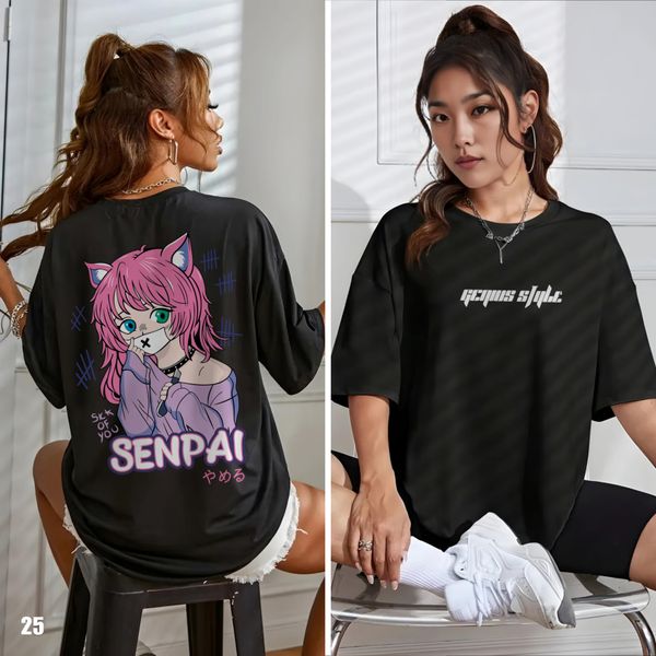 Senpai Drop Shoulder T-shirt - 25