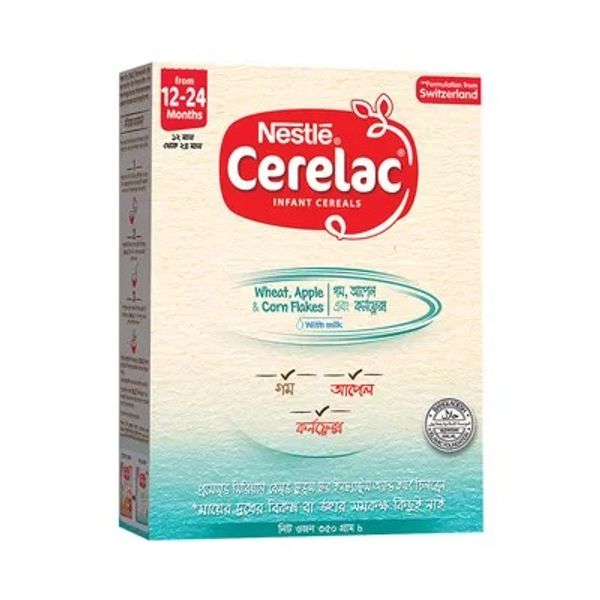 Cerelac 4 Apple Corn Flakes (12 M+)