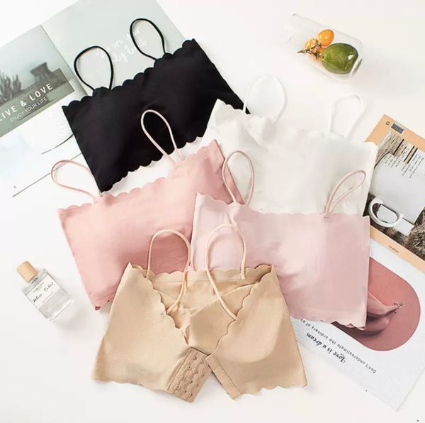 Seamless Bras Tube Top For Women Bandeau Top Sexy Lingerie Bralette Female Wire Free Brassiere Thin Underwear Push Up Bra