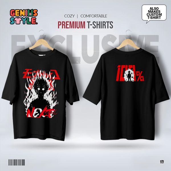 Psycho Mob 100% (Who is Next) Drop Shoulder T-shirt - 13
